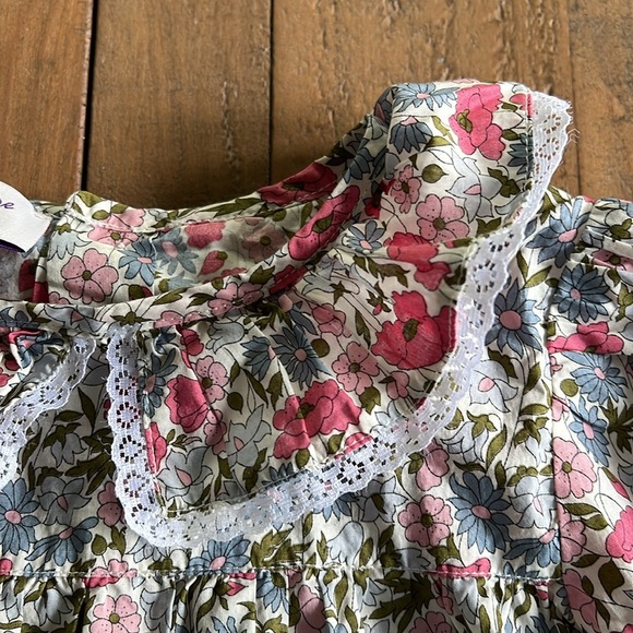 Lily rose pink liberty floral blouse - Picture 3 of 6